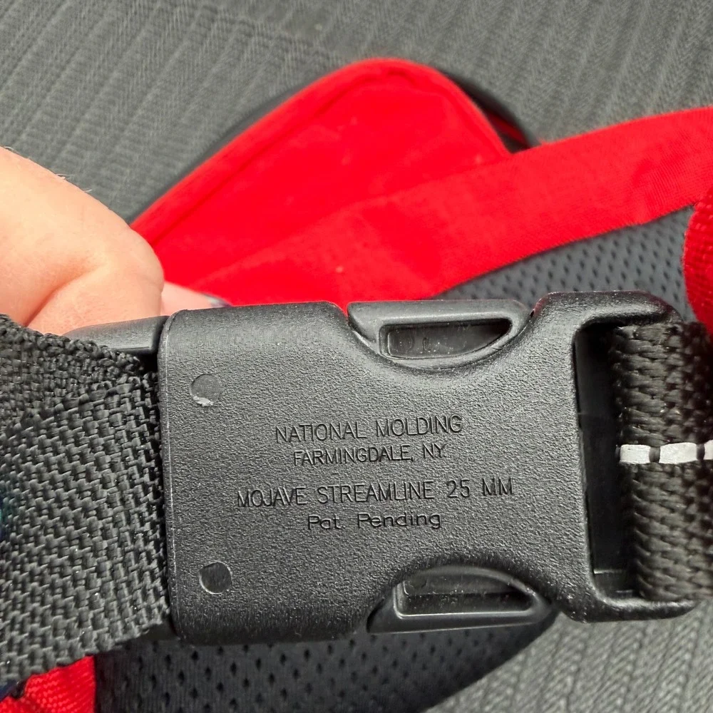 Natalex Killer Mix Red Cordura Sling Bag Padded Crossbody Backpack 1057